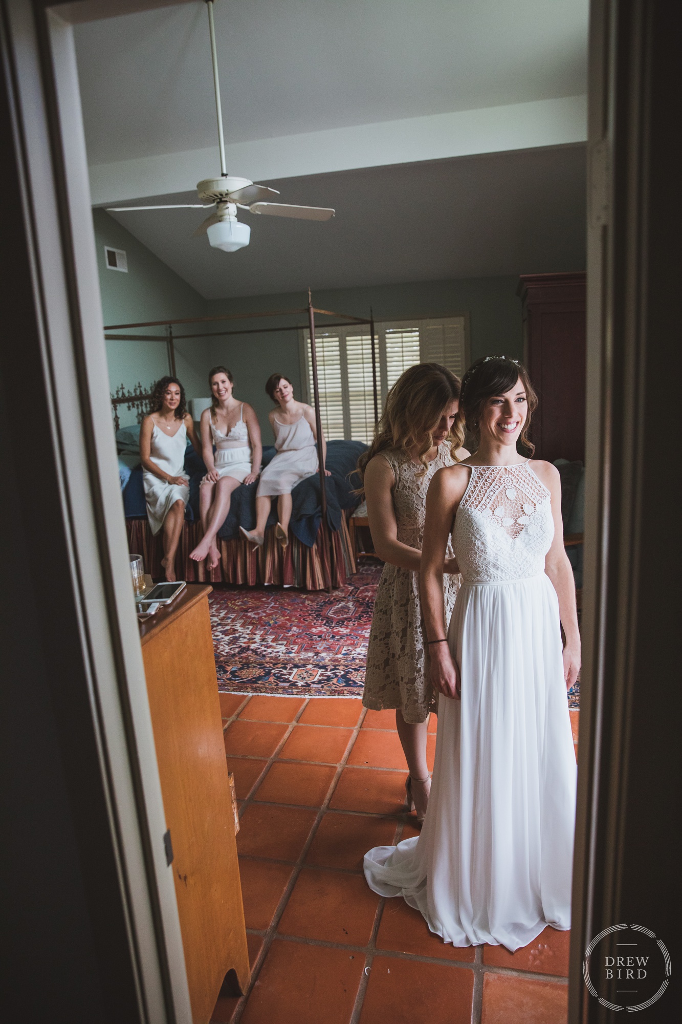 Carmen + Barrett's Wedding. Rockin' Y Ranch | Austin, Texas. Bride Getting Ready Photos. San Francisco wedding photographer. Lake Tahoe wedding photographer. Oakland wedding photographer. Elopement photographer. Drew Bird Photography. Wedding Photojournalism.