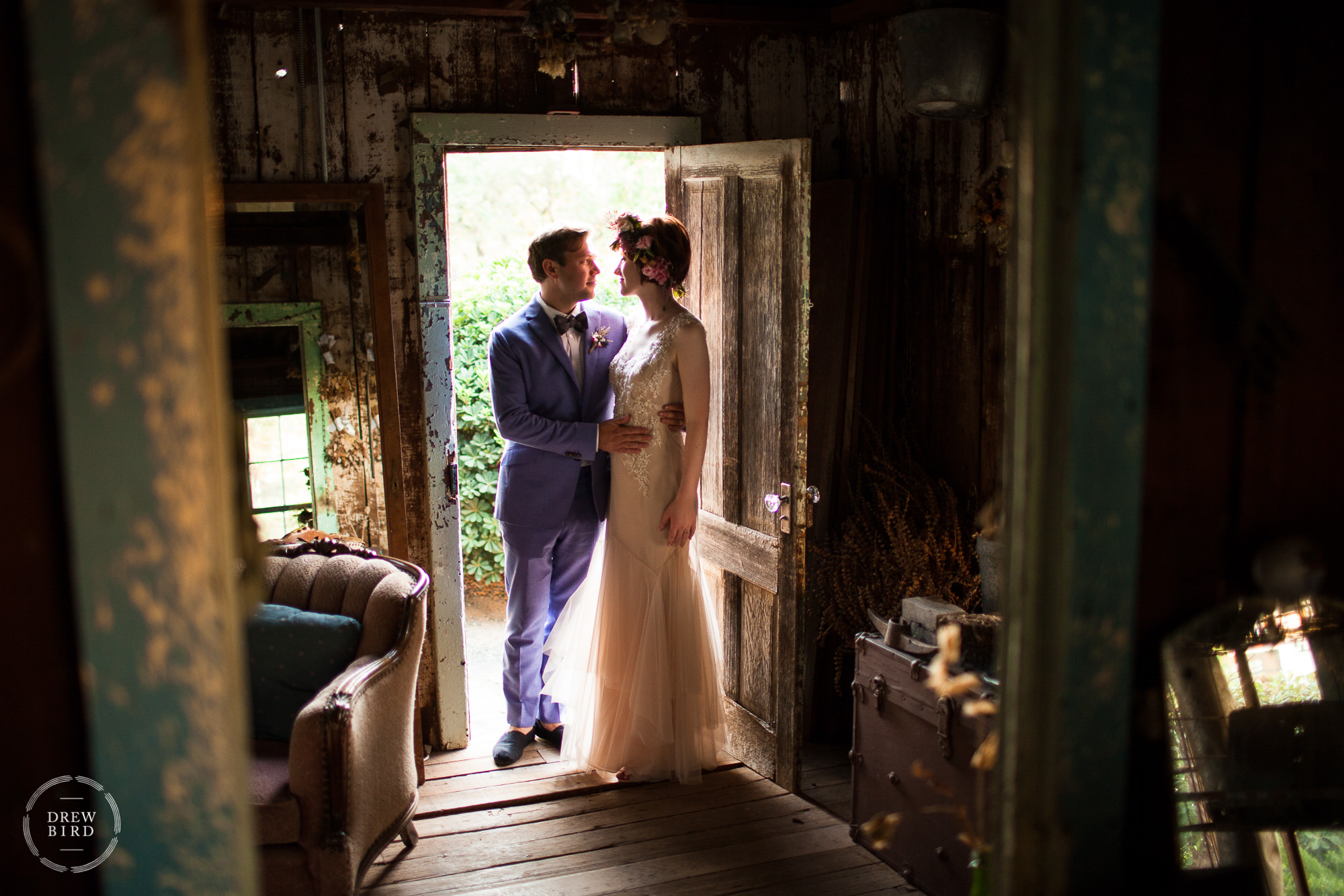 Park Winters rustic wedding venue and farm in Yolo County by wedding photographer Drew Bird.